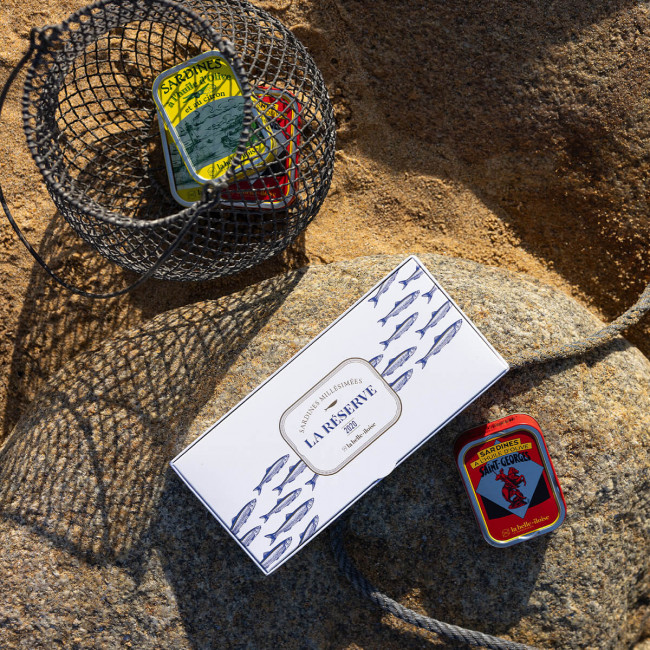 Coffret La Réserve - Sardines Millésime de garde 2020