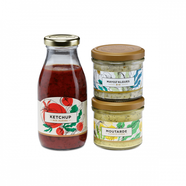 Trio von Algensaucen