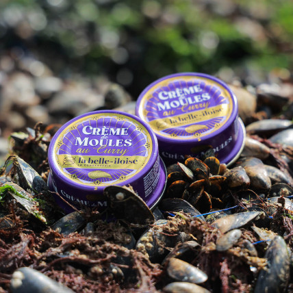 Mussels cream with Curry