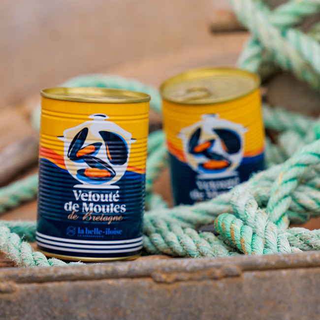 Feine Muschelcremesuppe aus der Bretagne