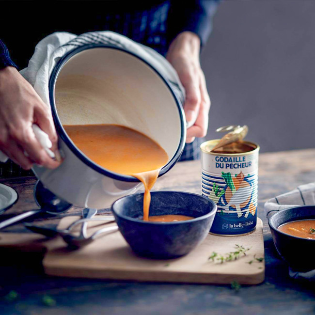 Fisherman's soup with potatoes and baby vegetables Fisherman's soup with potatoes and baby vegetables