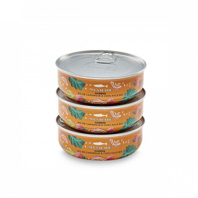 Herring Salad with Rice & Kale