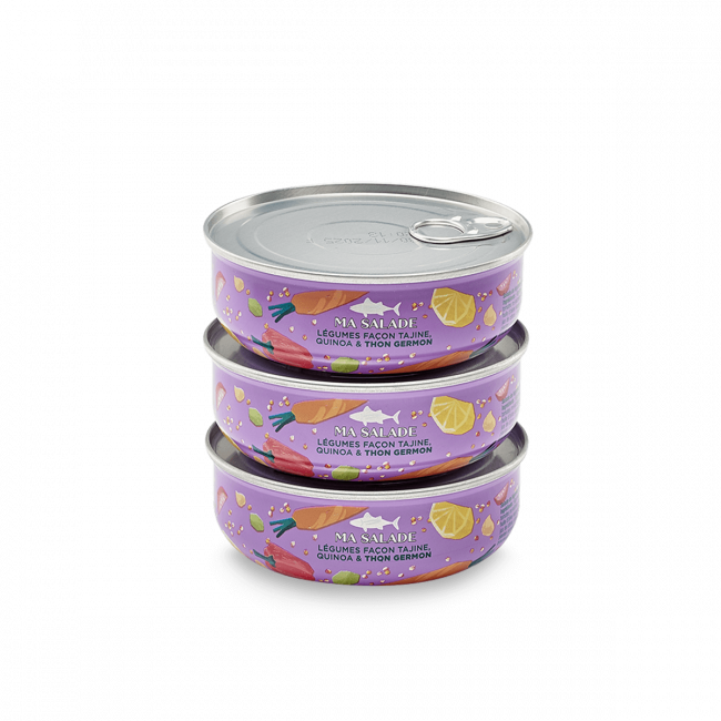 Tuna Salad with Tagine-style vegetables & Quinoa