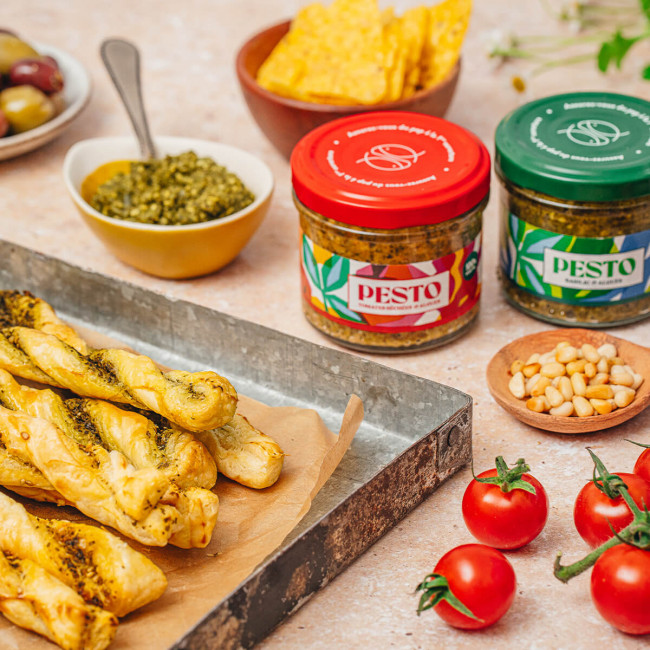 Getrocknete Tomaten Pesto & Algen