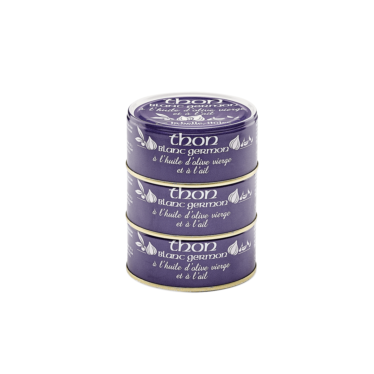 Germon 3 boîtes de Thon blanc germon huile d'olive et ail de 160g | la belle ...