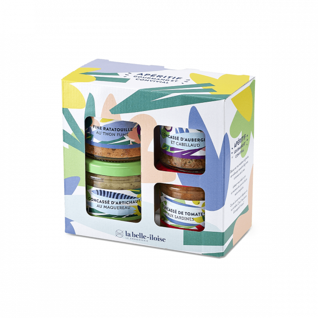 Tartinables Légumes et Poissons - Assortiment de 4 verrines