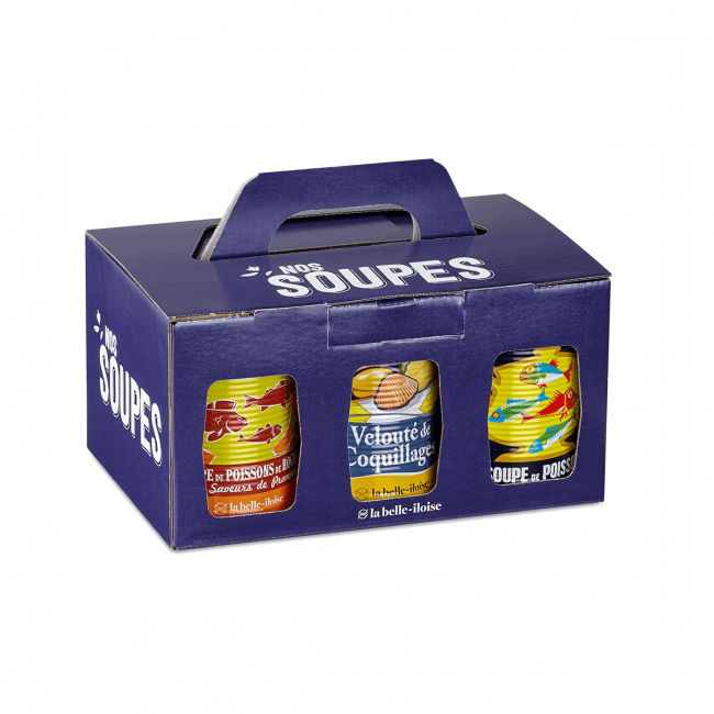 Assortment of 6 fish soups
