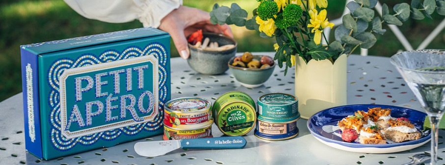 Gourmet-Geschenkbox, Korb garnierter Fisch | Die Belle-Iloise
