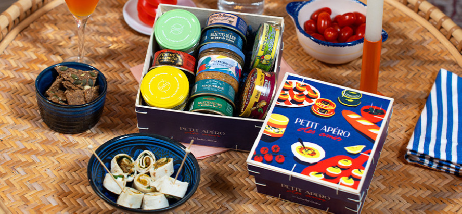 Apero-Geschenkbox, Fischkonserven | la belle-iloise